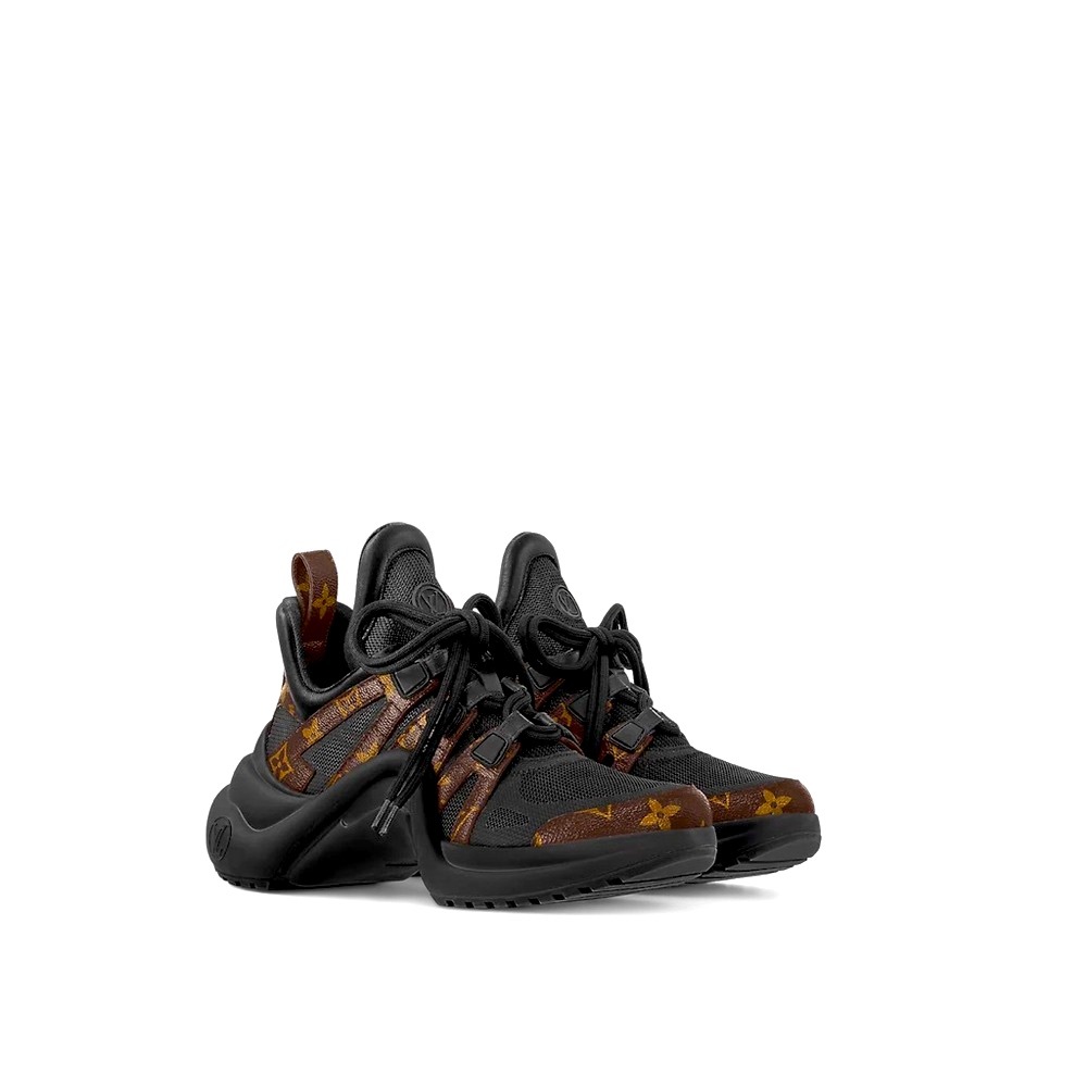 Louis Vuitton Archlight Sneakers Black & Brown Sneakers | Size 6.5